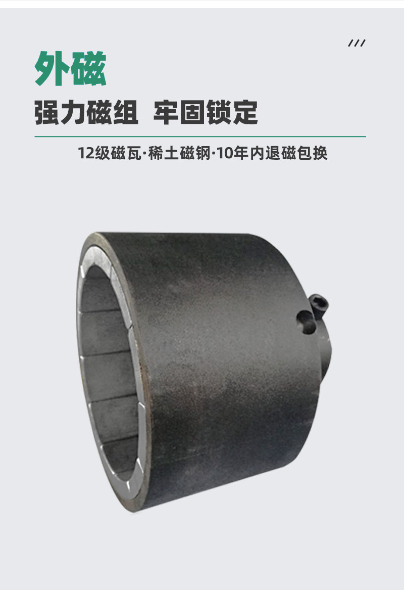 管道磁力泵外磁